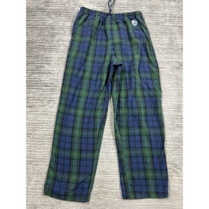 Winnie the Pooh Pajama‎ Pants Womens Medium Blue Green Plaid Hunny Pot